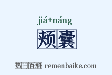 颊囊是什么意思的图片